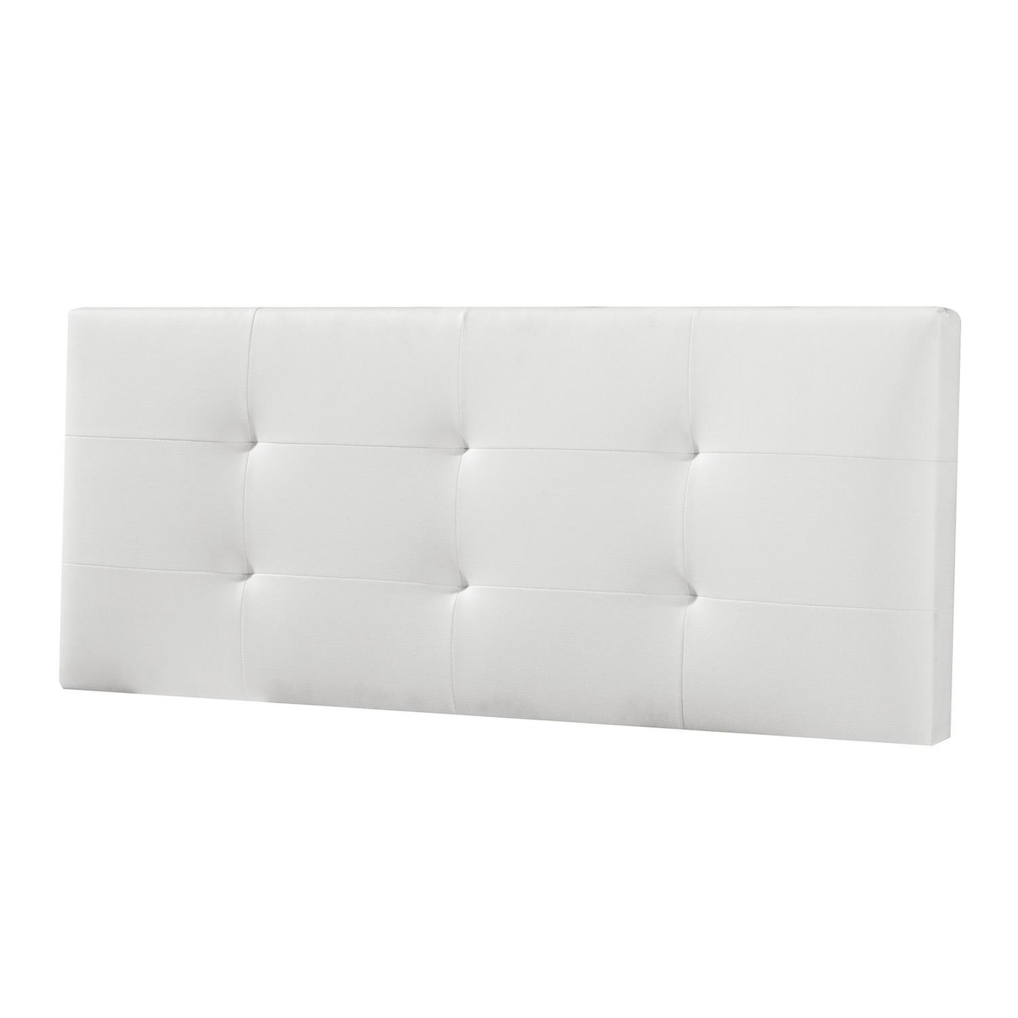 MARCKONFORT Tête de lit Carla 160x60 cm Blanc, rembourrée de Mousse
