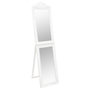 Voir la diapositive 2 : VIDAXL Miroir sur pied Blanc 40x160 cm