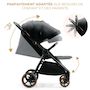 Voir la diapositive 4 : KINDERKRAFT Poussette compacte avec suspension et protection UPF50+ pour bébé