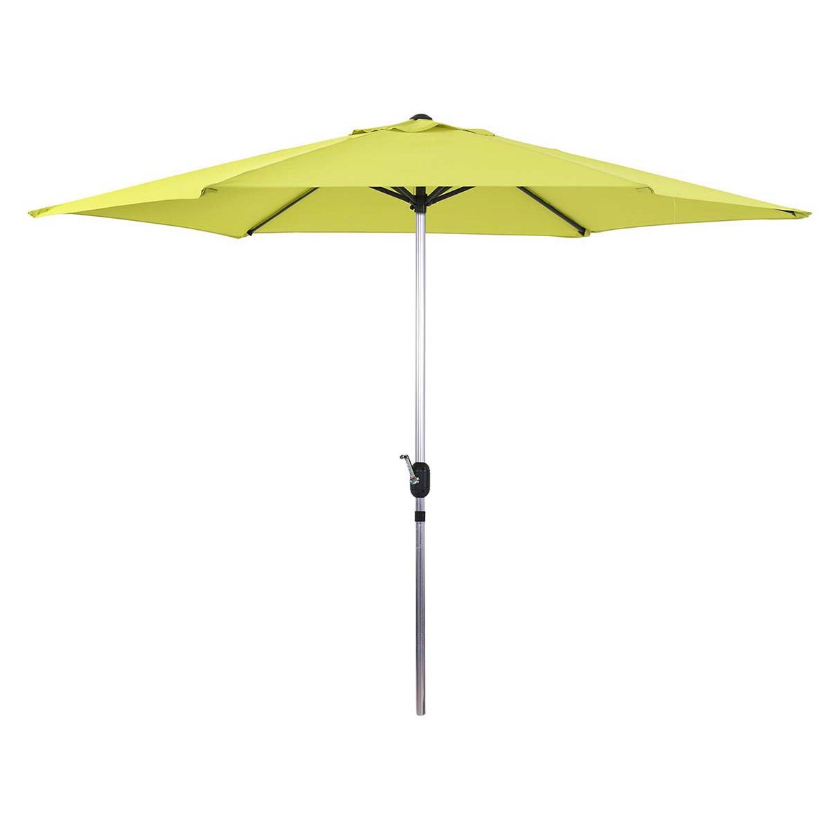 Habitat et Jardin Parasol jardin droit Alu  Sol  - Rond - Ø 3m - Vert