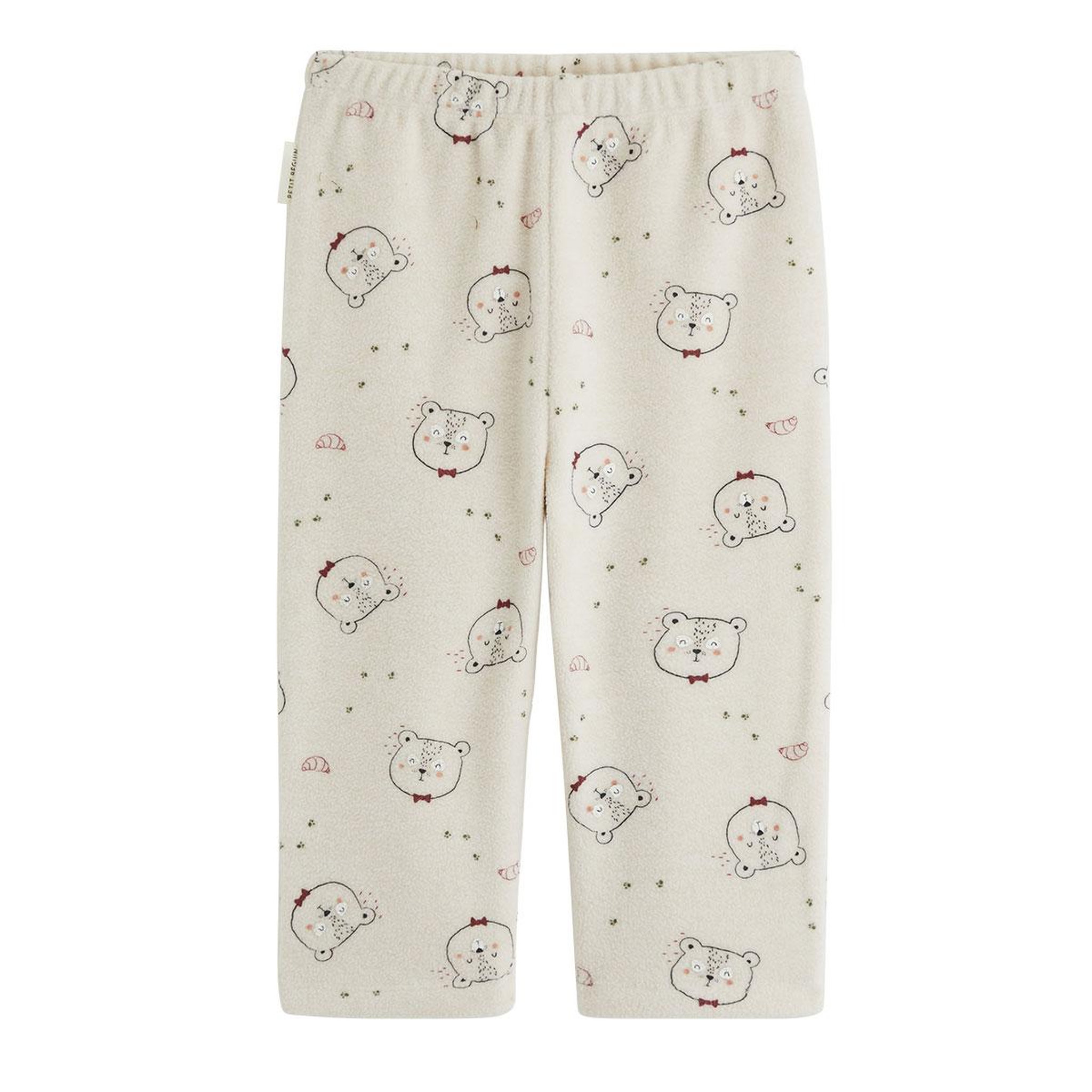 Voir la diapositive 6 : PETIT BEGUIN Pyjama enfant 2 pièces en polaire pistache