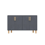 Habitat et Jardin Buffet en bois  Rodney  - 120 x 30 x 74 cm - Gris anthracite