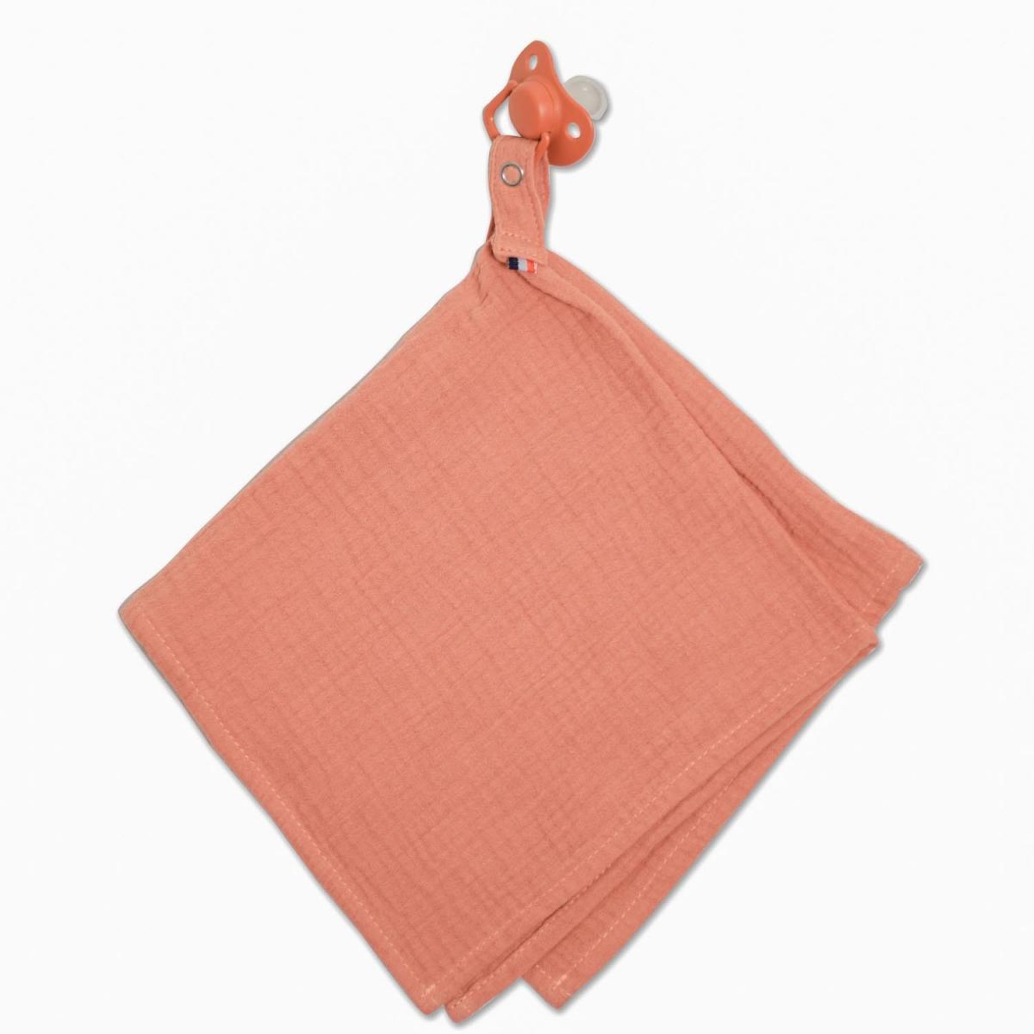 SEVIRA KIDS Doudou lange attache tétine - Jeanne - terra