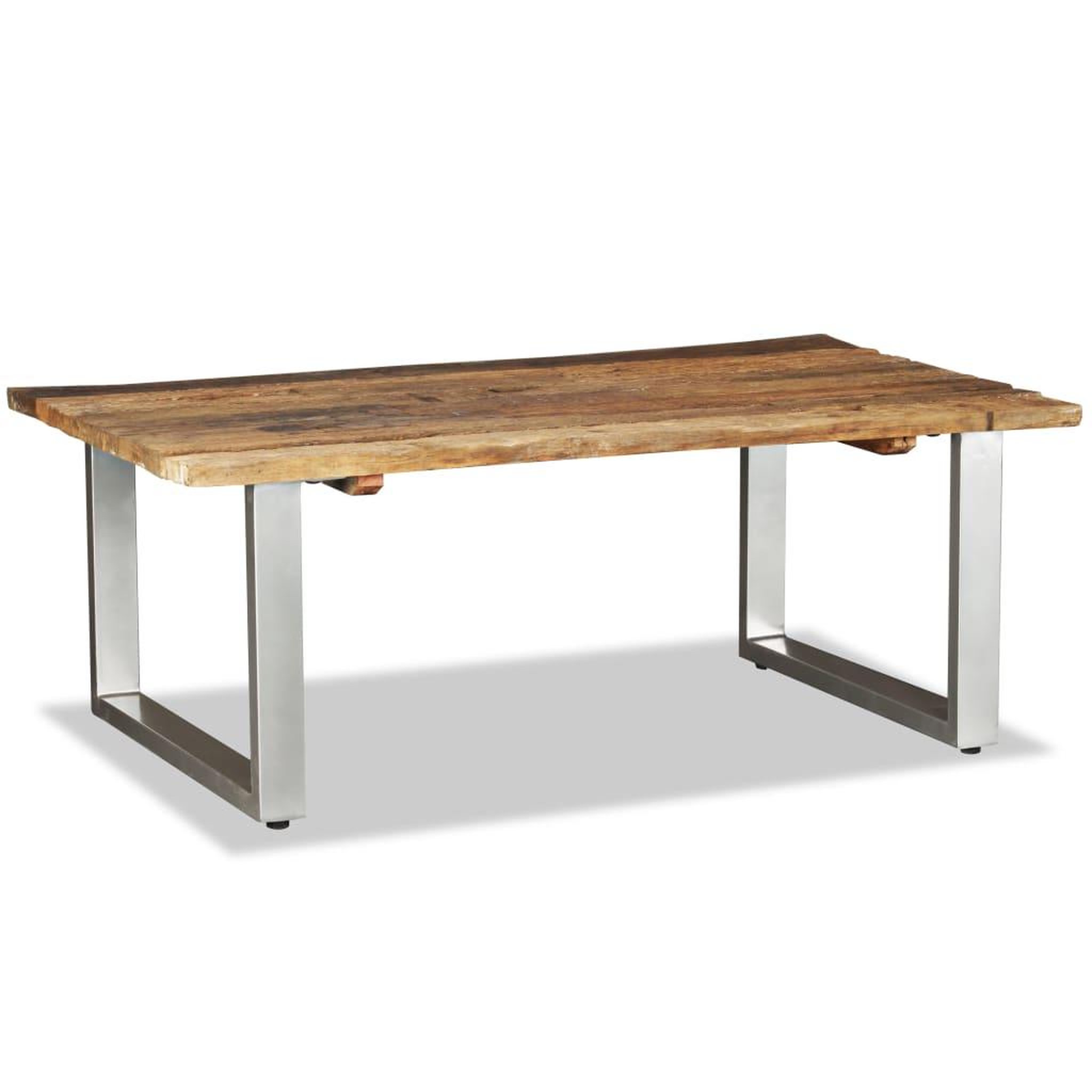 Voir la diapositive 2 : VIDAXL Table basse bois de recuperation massif 100x60x38 cm