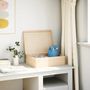 Voir la diapositive 3 : VIDAXL Boîte en bois avec couvercle 40x30x13 cm bois de pin massif