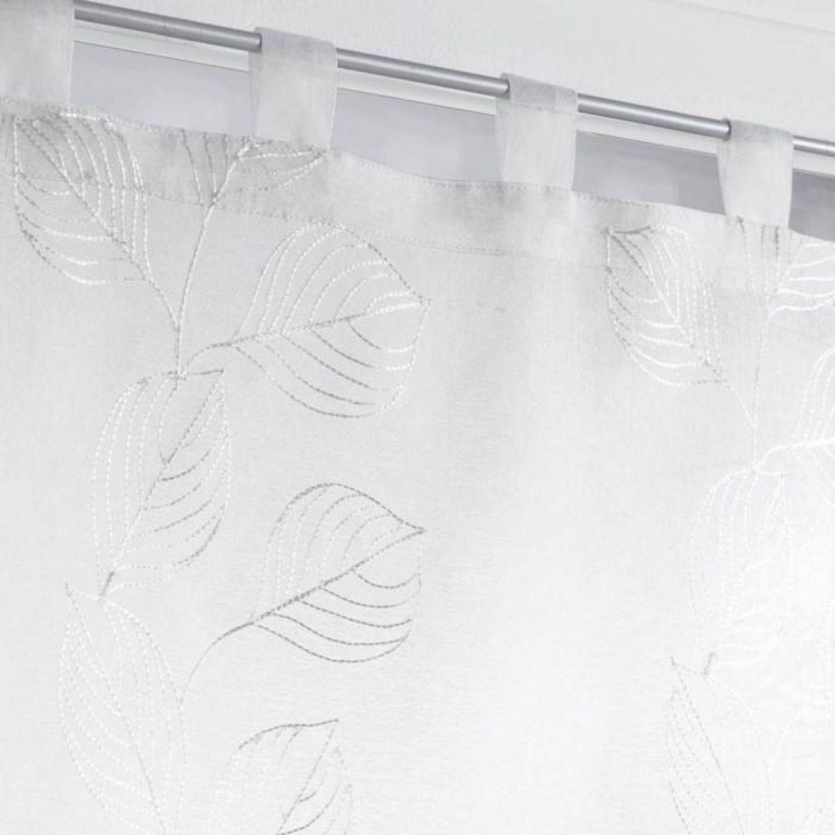 Paris Prix Paire de Voilages  Edenia  60x160cm Blanc