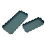 Voir la diapositive 3 : Paris Prix Lot de 2 Plateaux Déco  Saturn  40cm Bleu