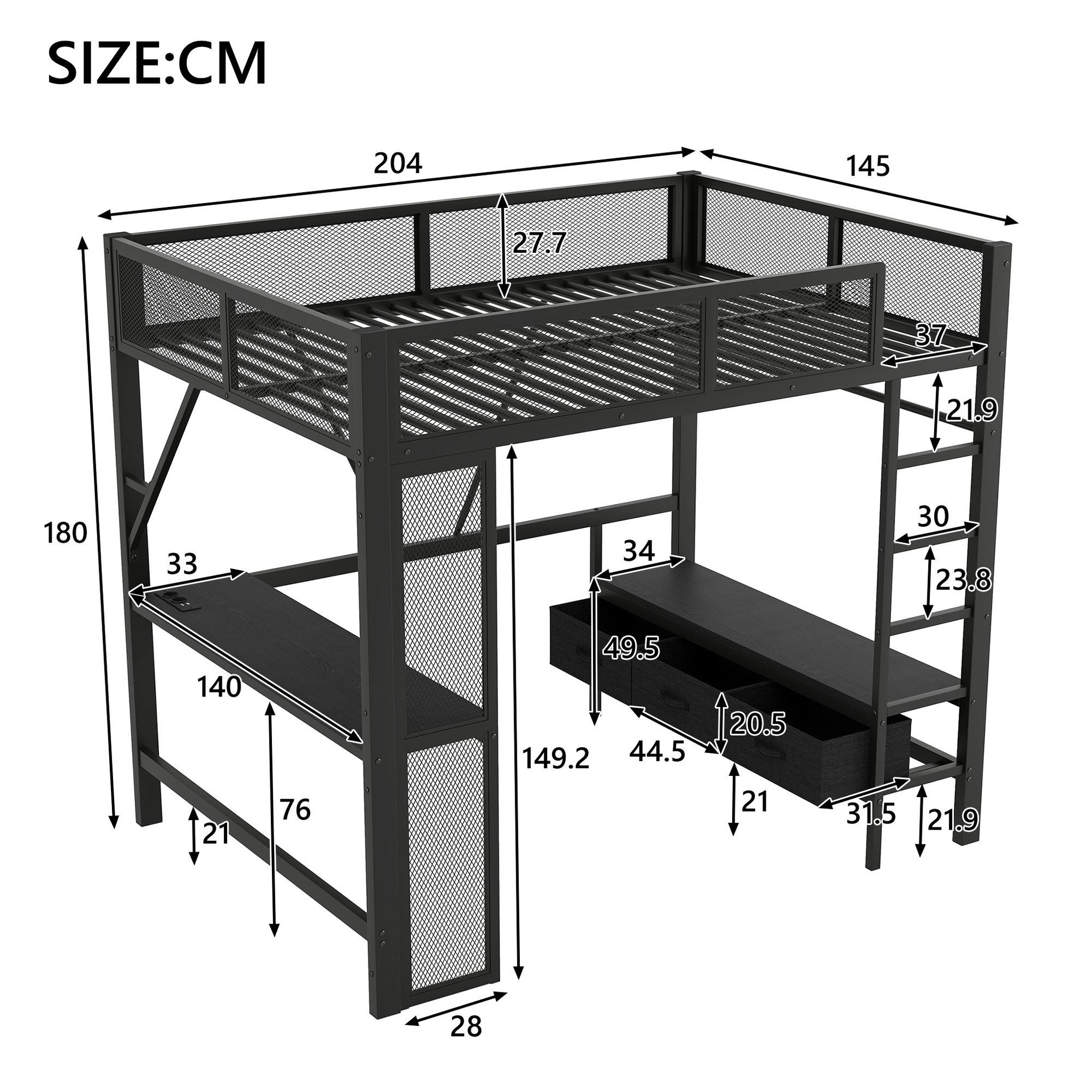 Voir la diapositive 3 : MERAX Lit mezzanine