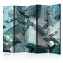 Voir la diapositive 1 : Paris Prix Paravent 5 Volets  Concrete Cubes Green  172x225cm