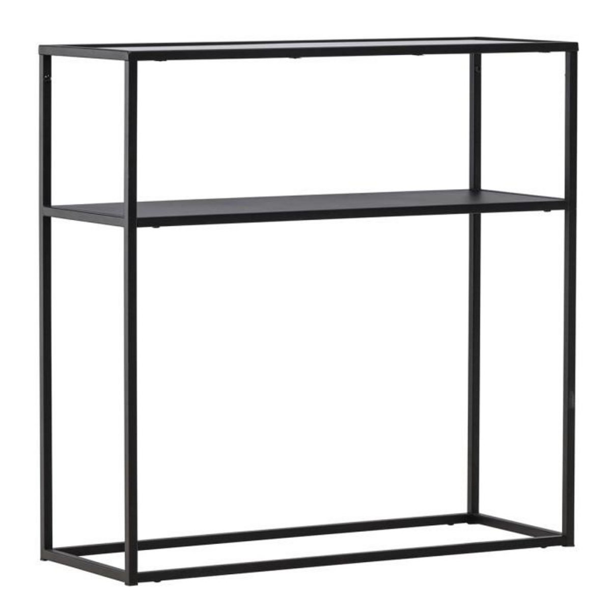 Paris Prix Console Design en Verre  Bogota  80cm Noir