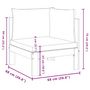 Voir la diapositive 6 : VIDAXL Canape d'angle de jardin avec coussins bois massif d'acacia