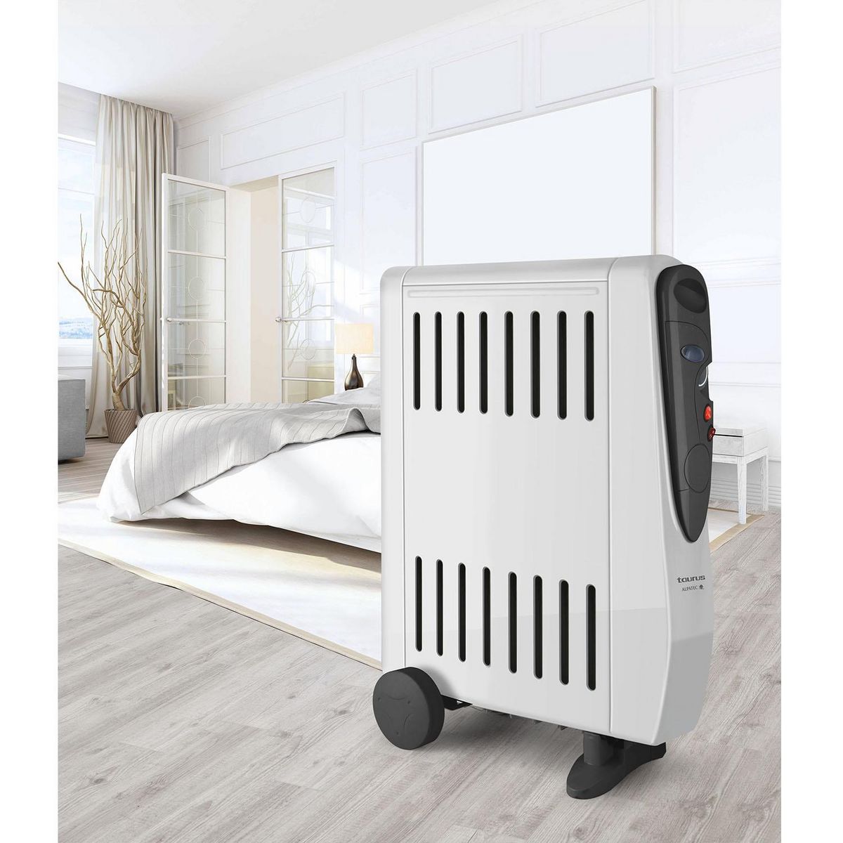 Taurus Alpatec Radiateur à bain d'huile 2000w avec humidificateur - tuareg 2000