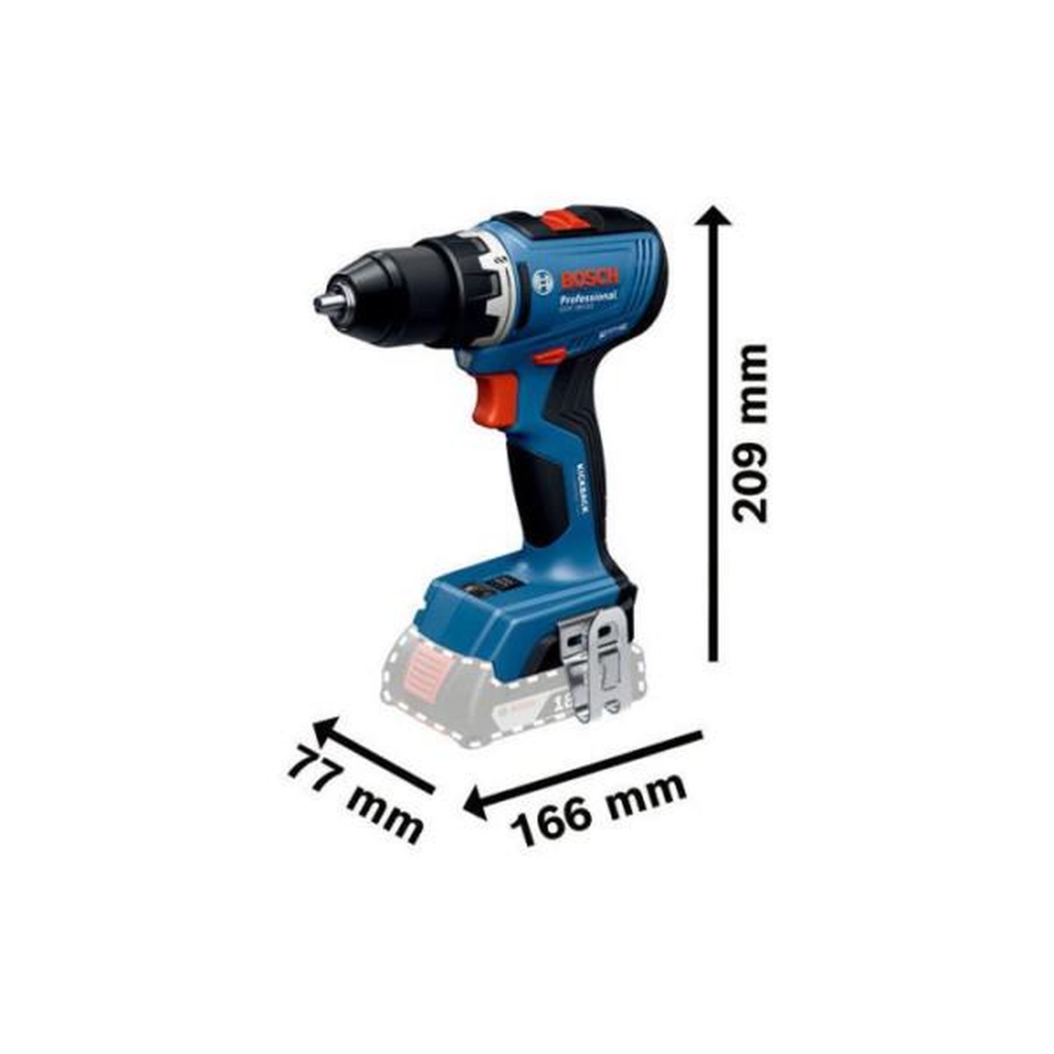 Voir la diapositive 3 : Bosch Professional Combo kit 3 outils 18v : gsr 18v-65 + gdx 18v-285 + gbh 18v-22 +gba 18v 3x5,0ah + gal 12v-18v-80 + sac