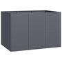 Voir la diapositive 2 : VIDAXL Jardiniere anthracite 120x80x80 cm acier