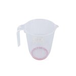 Fackelmann Verre doseur transparent en plastique 1 litre Fackelmann Basic