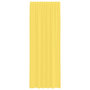 Voir la diapositive 4 : VIDAXL Rideaux en voile avec boucles 2 pcs jaune 140x260 cm