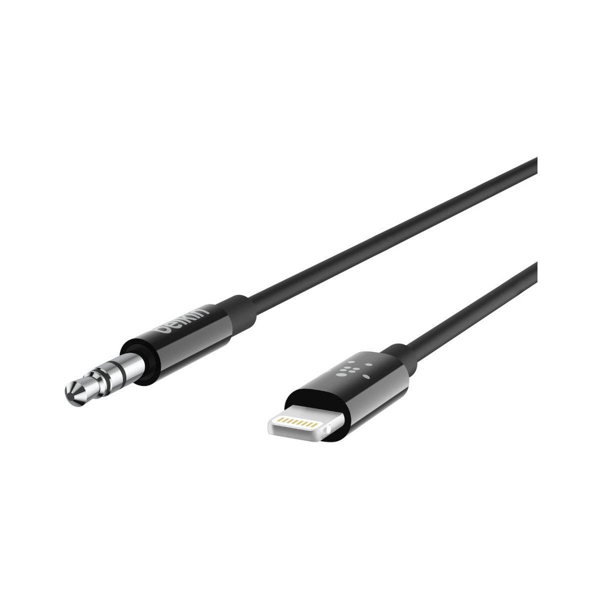Voir la diapositive 4 : Belkin Câble jack vers jack 3.5mm noir