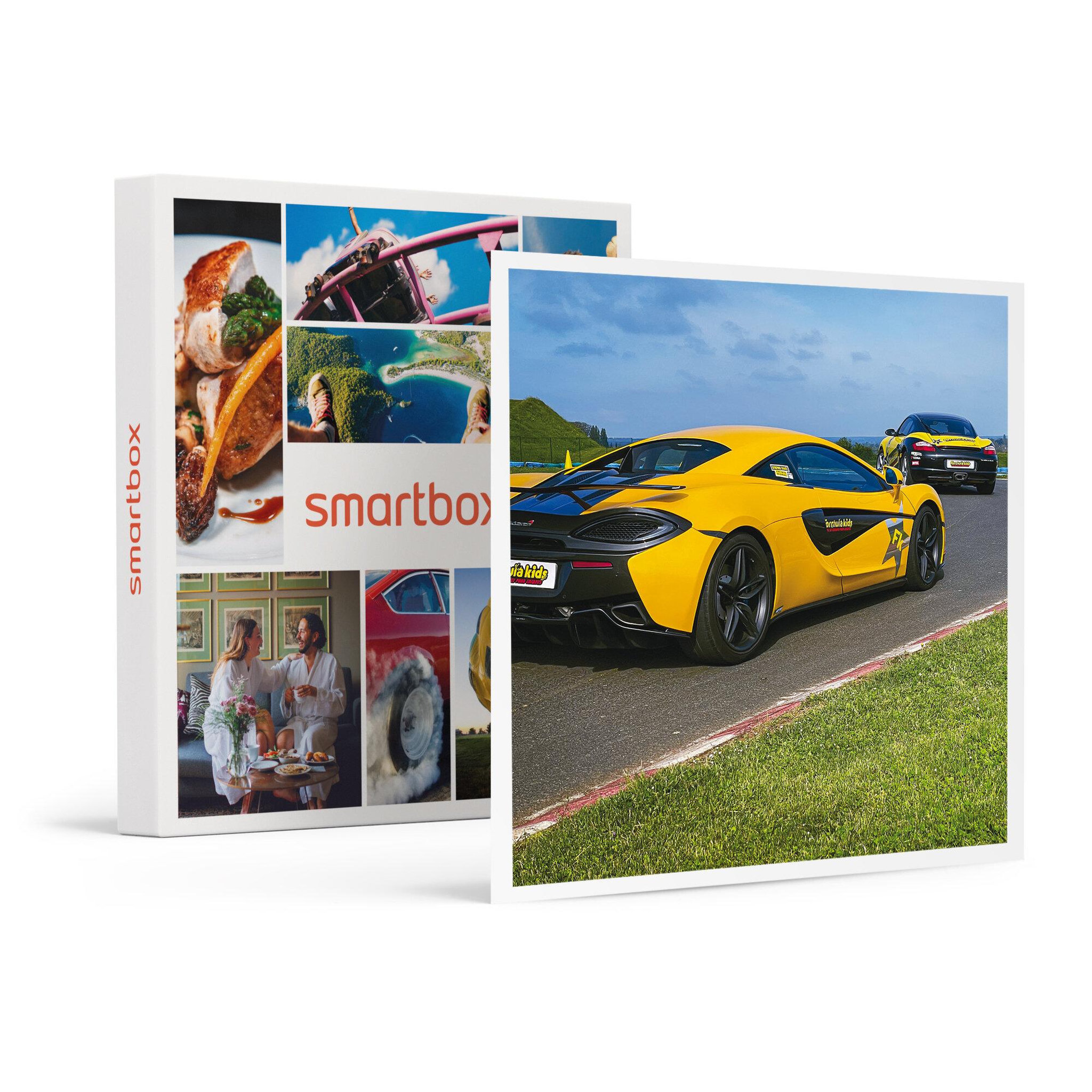Voir la diapositive 1 : Smartbox Stage pilotage enfant : 6 tours de circuit au volant d'une McLaren 540C - Coffret Cadeau Sport & Aventure