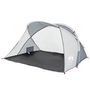 Voir la diapositive 2 : VIDAXL Tente de plage 2 personnes gris escamotable impermeable