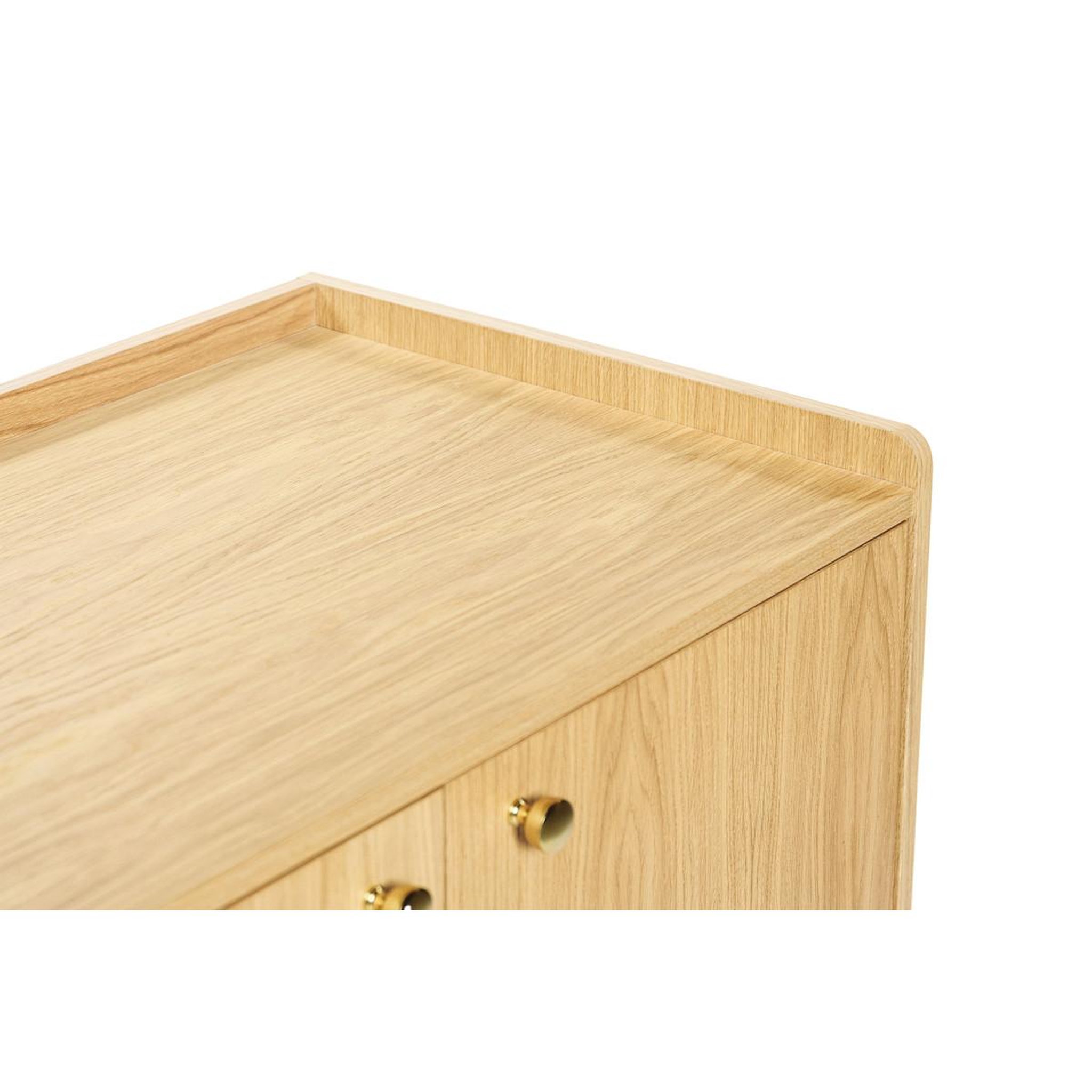 Voir la diapositive 6 : Paris Prix Buffet design 2 portes  nice  75cm chêne
