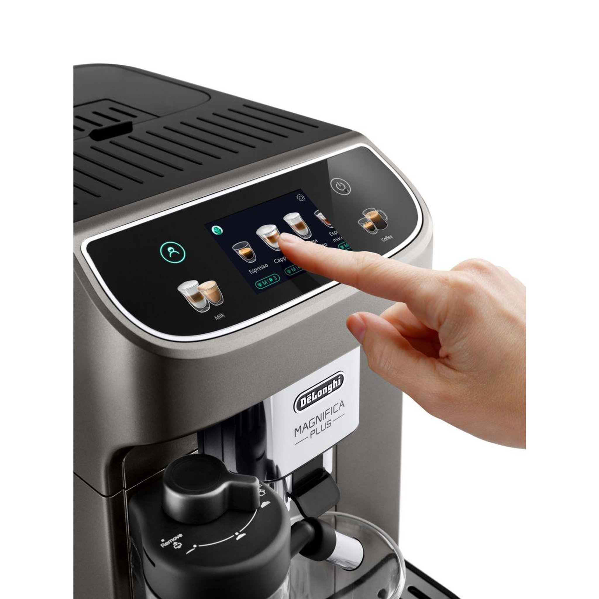 Voir la diapositive 5 : DELONGHI Expresso broyeur magnifica plus feb3270.tb