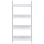 Voir la diapositive 3 : VIDAXL Bibliotheque a 4 niveaux blanc 60x27,6x124,5 cm bois ingenierie