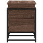Voir la diapositive 5 : VIDAXL Boîte de rangement avec couvercle chene marron bois ingenierie