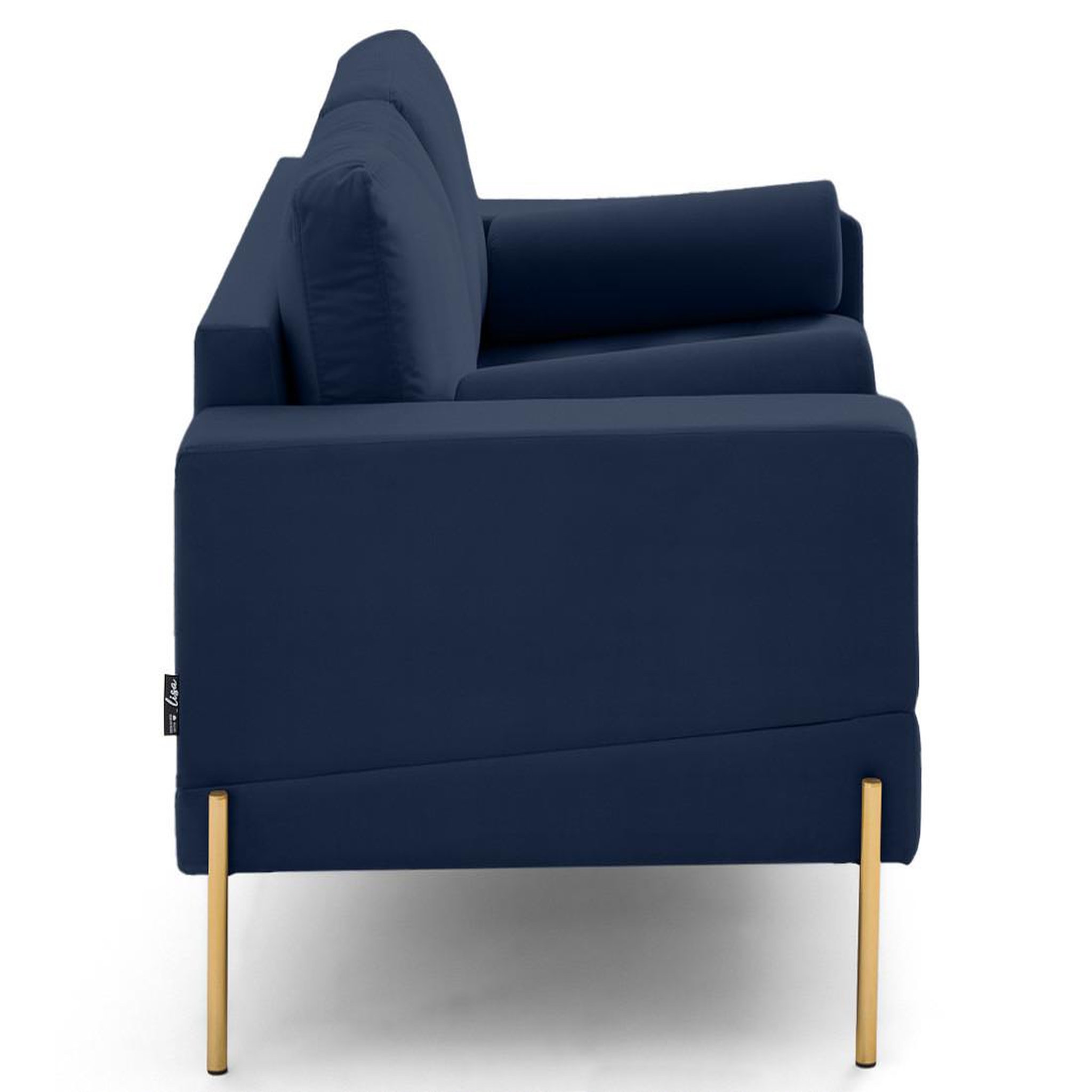 Voir la diapositive 5 : LISA DESIGN Isaure - canapé droit 2 places en velours