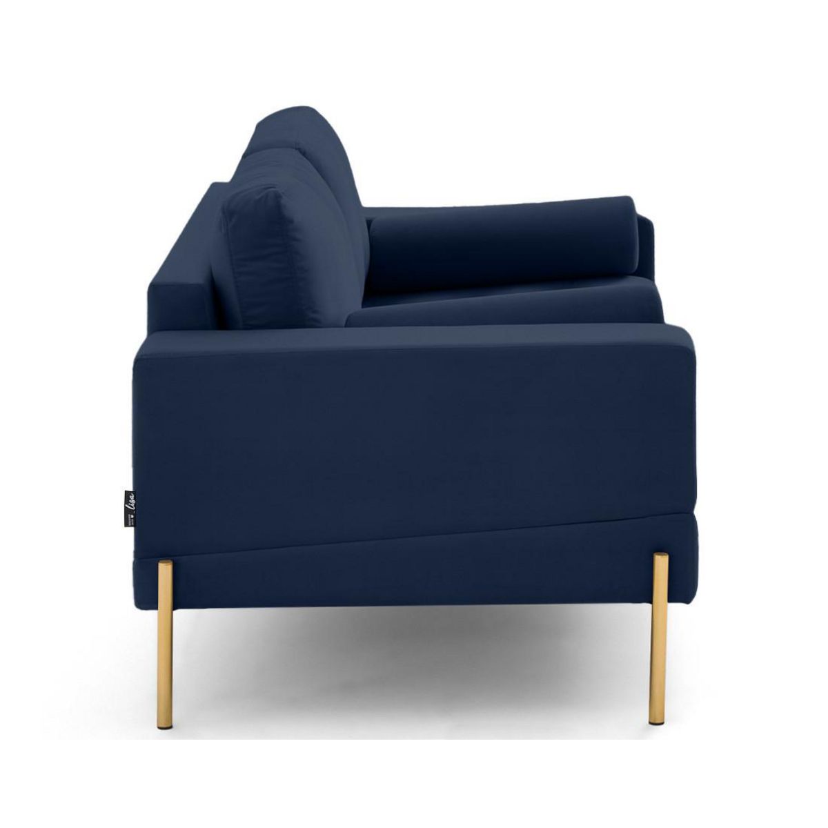 LISA DESIGN Isaure - canapé droit 2 places en velours