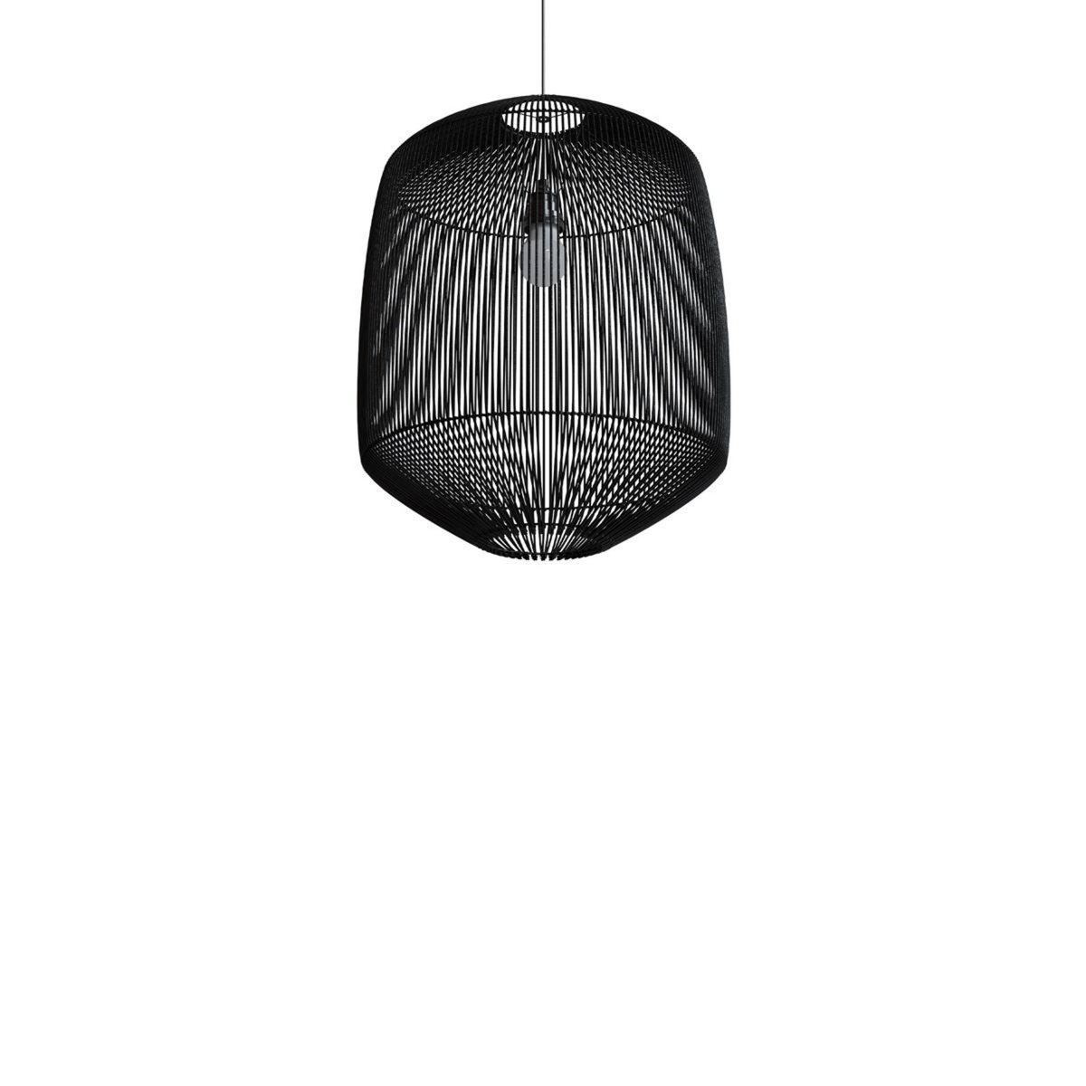 Rendez vous déco Abat-jour naturel pour suspension en rotin D40 cm - Hajar