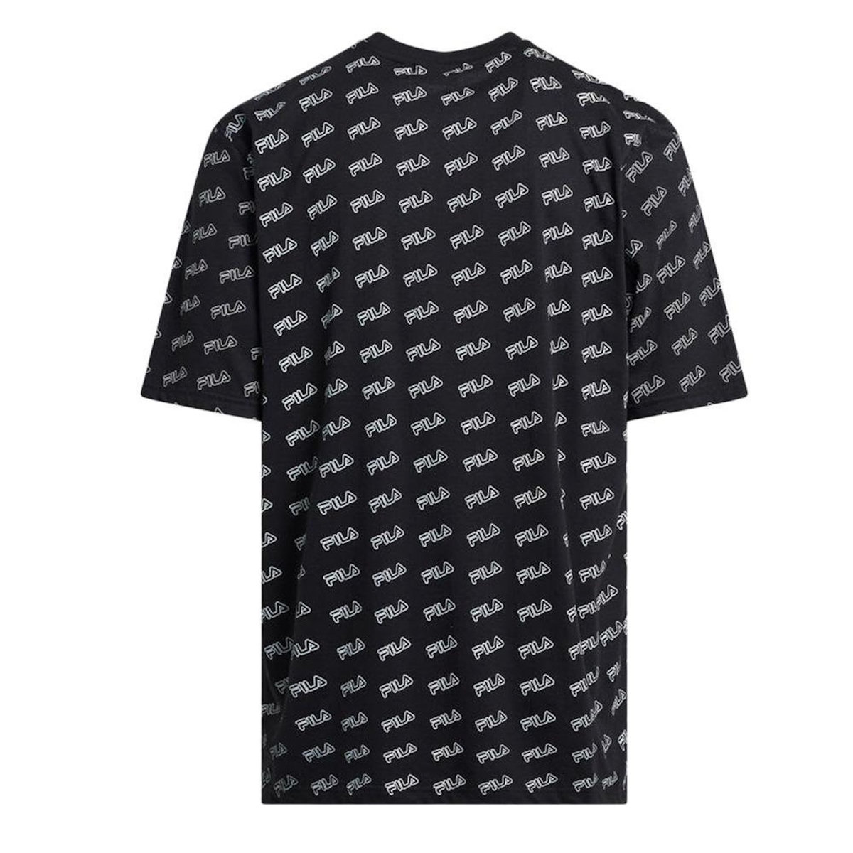 FILA T-shirt Noir Homme Fila Flat Print
