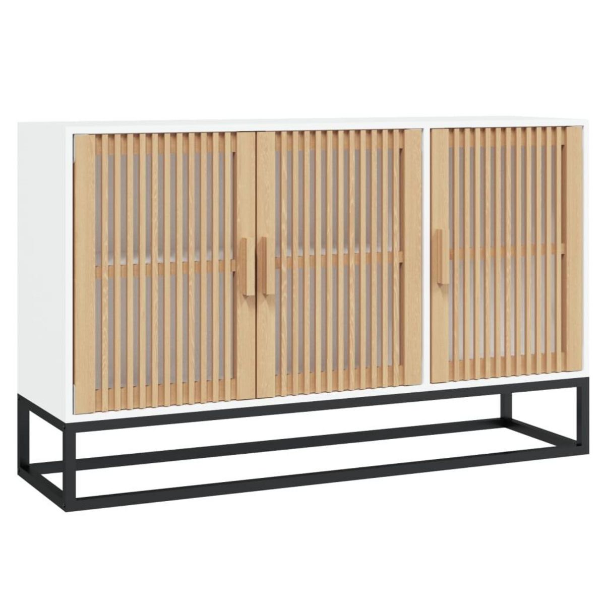 VIDAXL Buffet blanc 105x30x65 cm bois d'ingenierie