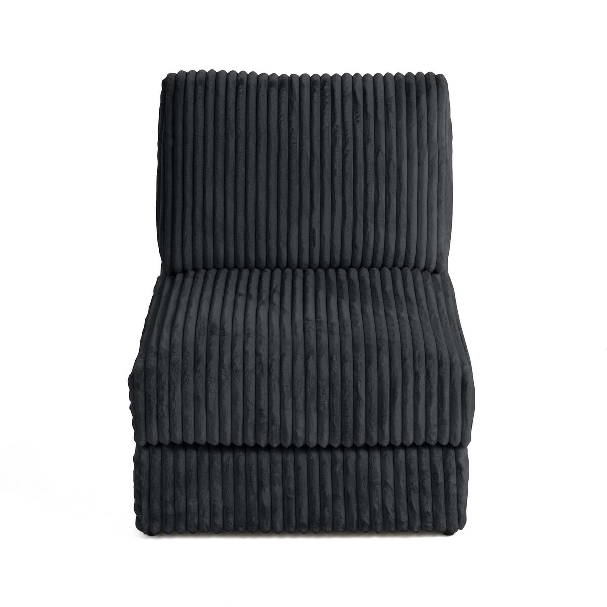 LISA DESIGN Jasper - module d'assise - en fausse fourrure côtelée