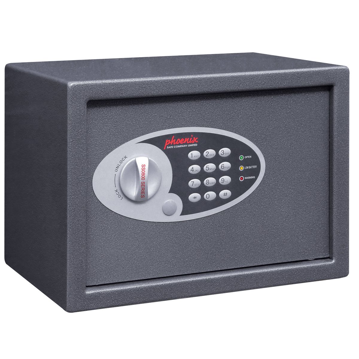 PHOENIX Coffre-fort à poser SS0802E - Combinaison électronique 18 L