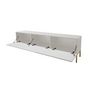 Voir la diapositive 3 : BEST MOBILIER Celeste - meuble tv - 190 cm - style contemporain