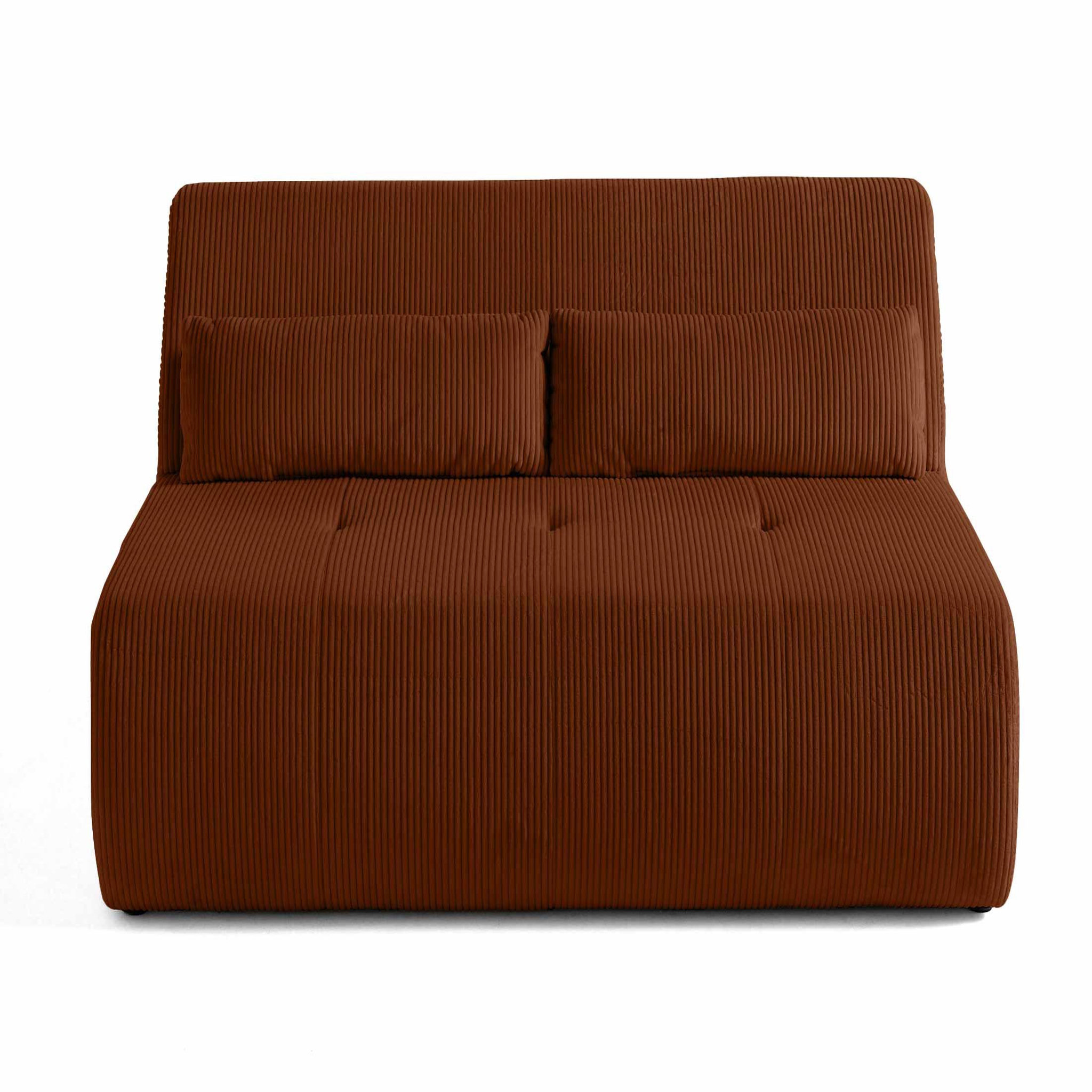 Voir la diapositive 1 : LISA DESIGN Onyx - canapé droit 2 places - en velours côtelé