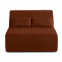 Voir la diapositive 1 : LISA DESIGN Onyx - canapé droit 2 places - en velours côtelé