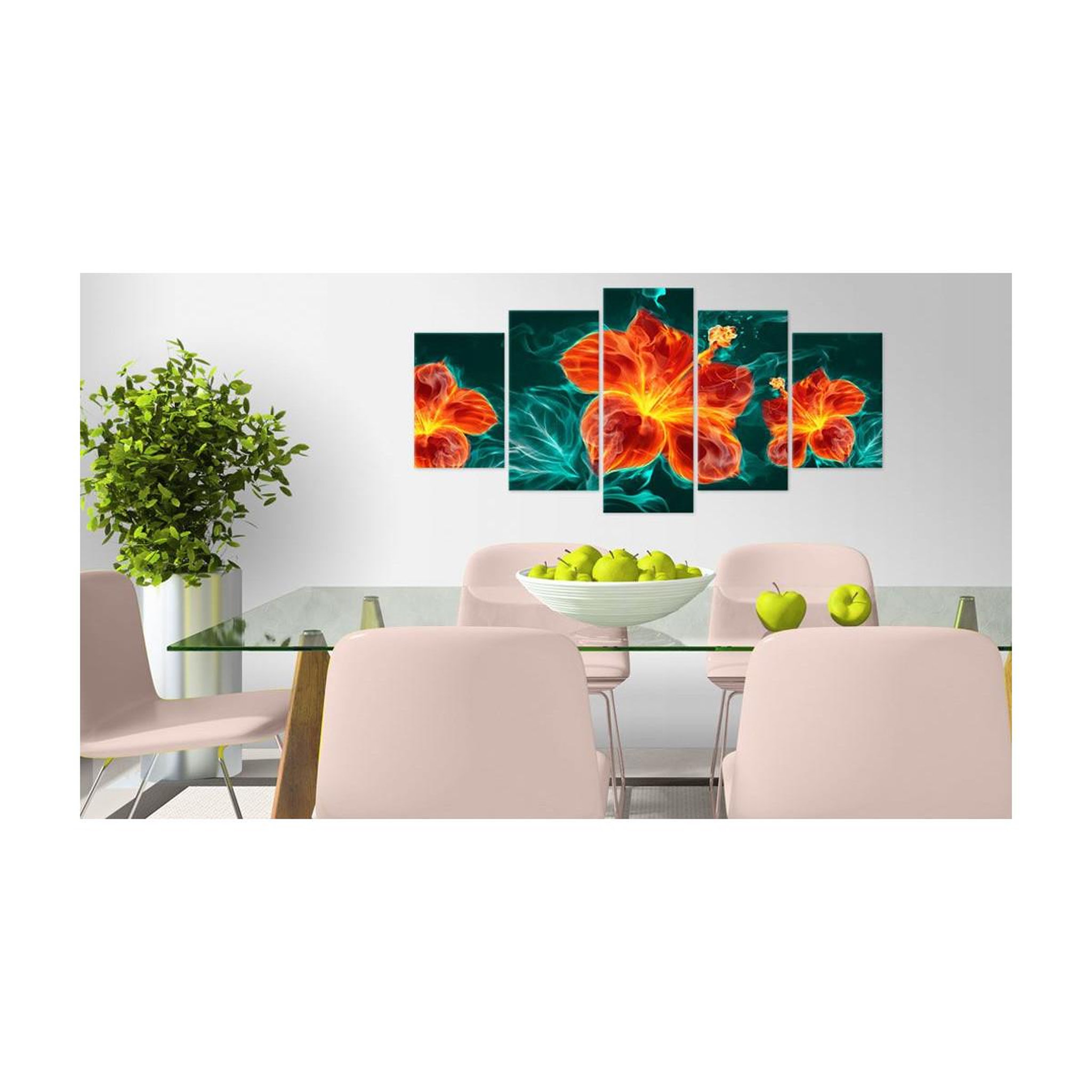 Voir la diapositive 2 : Paris Prix Tableau Imprimé  Flaming Lily
