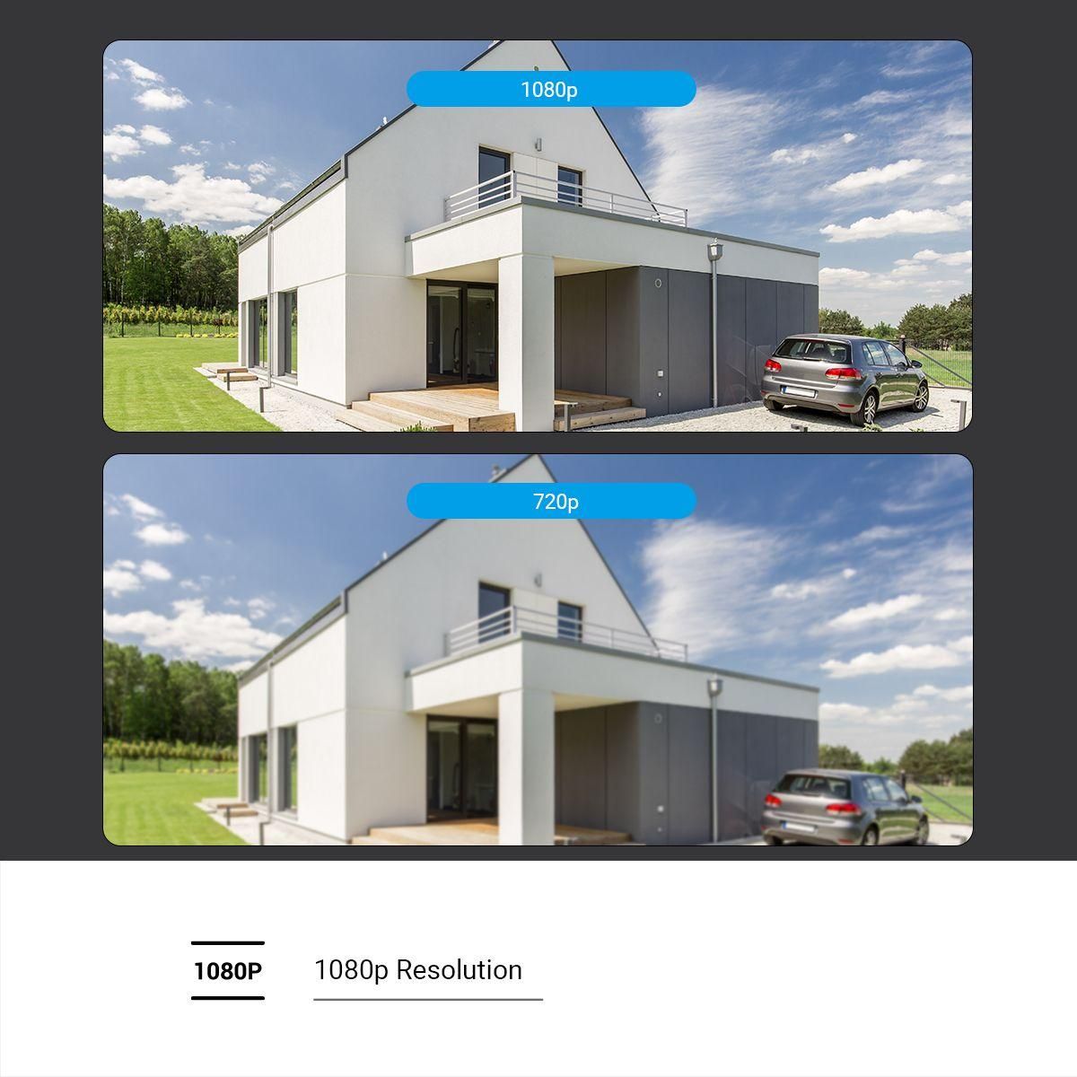 EZVIZ Caméra de surveillance Wifi H8C 1080P motorisée