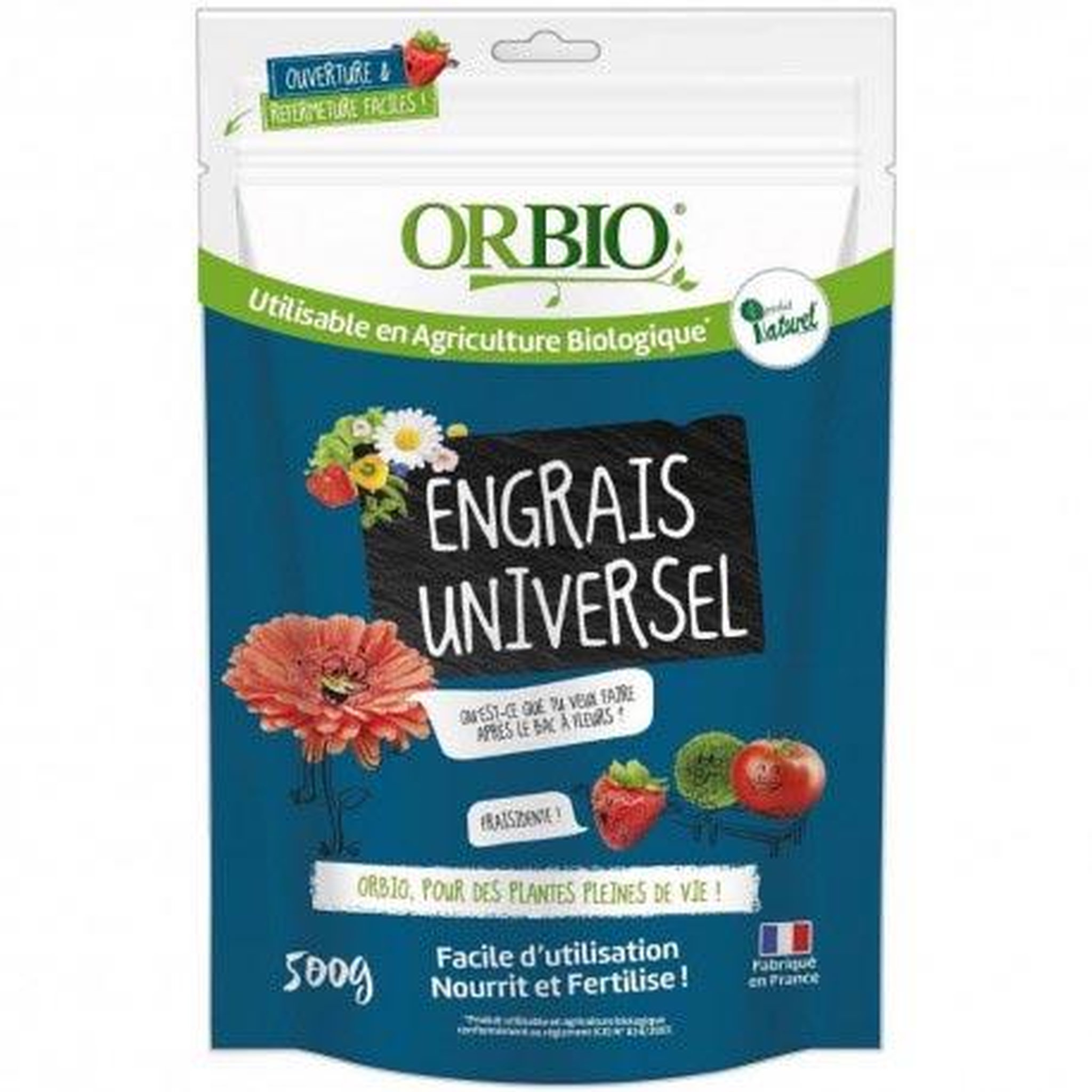 ORBIO Engrais universel 500g orbio