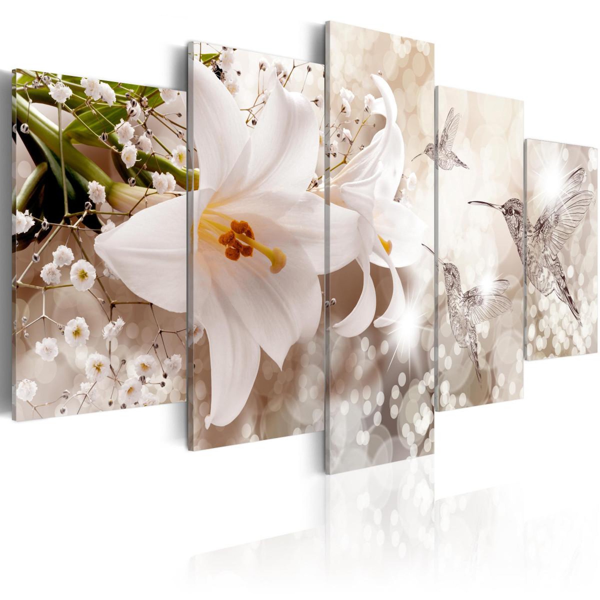 Paris Prix Tableau imprimé  in the heavenly garden. Coloris disponibles : Multicolore