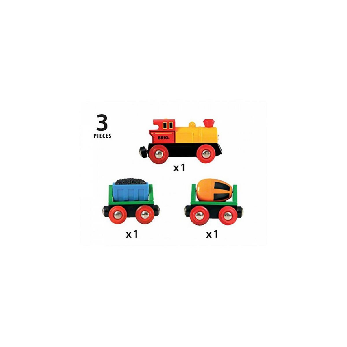 Brio 33319 Train de Marchandise avec Lumiere