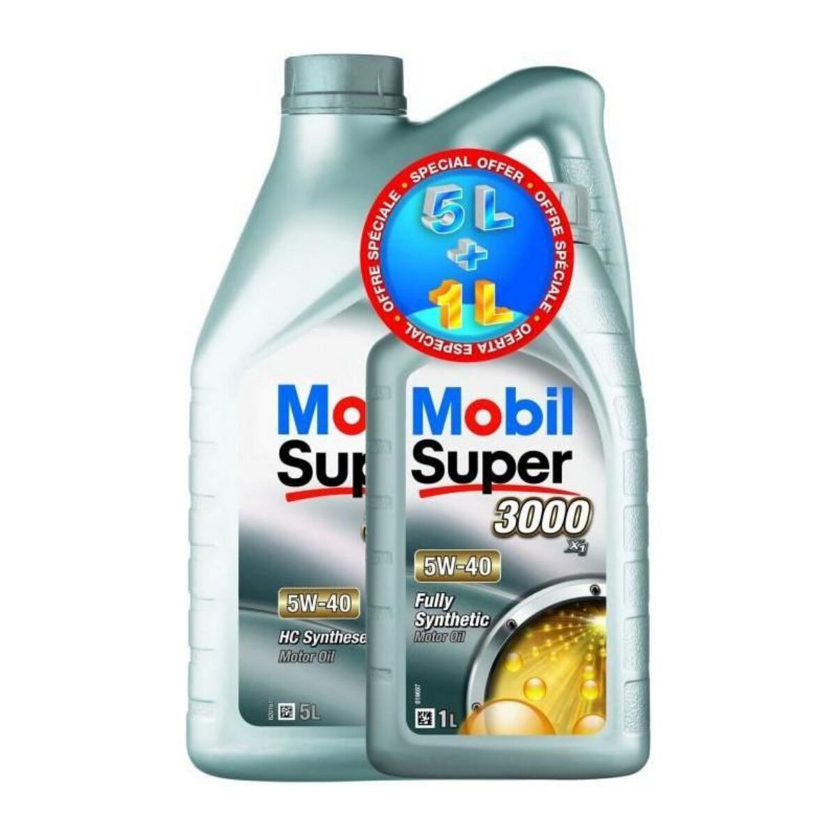 MOBIL MOBIL Huile moteur synthétique S3000 - 5W40 - 5+1 L