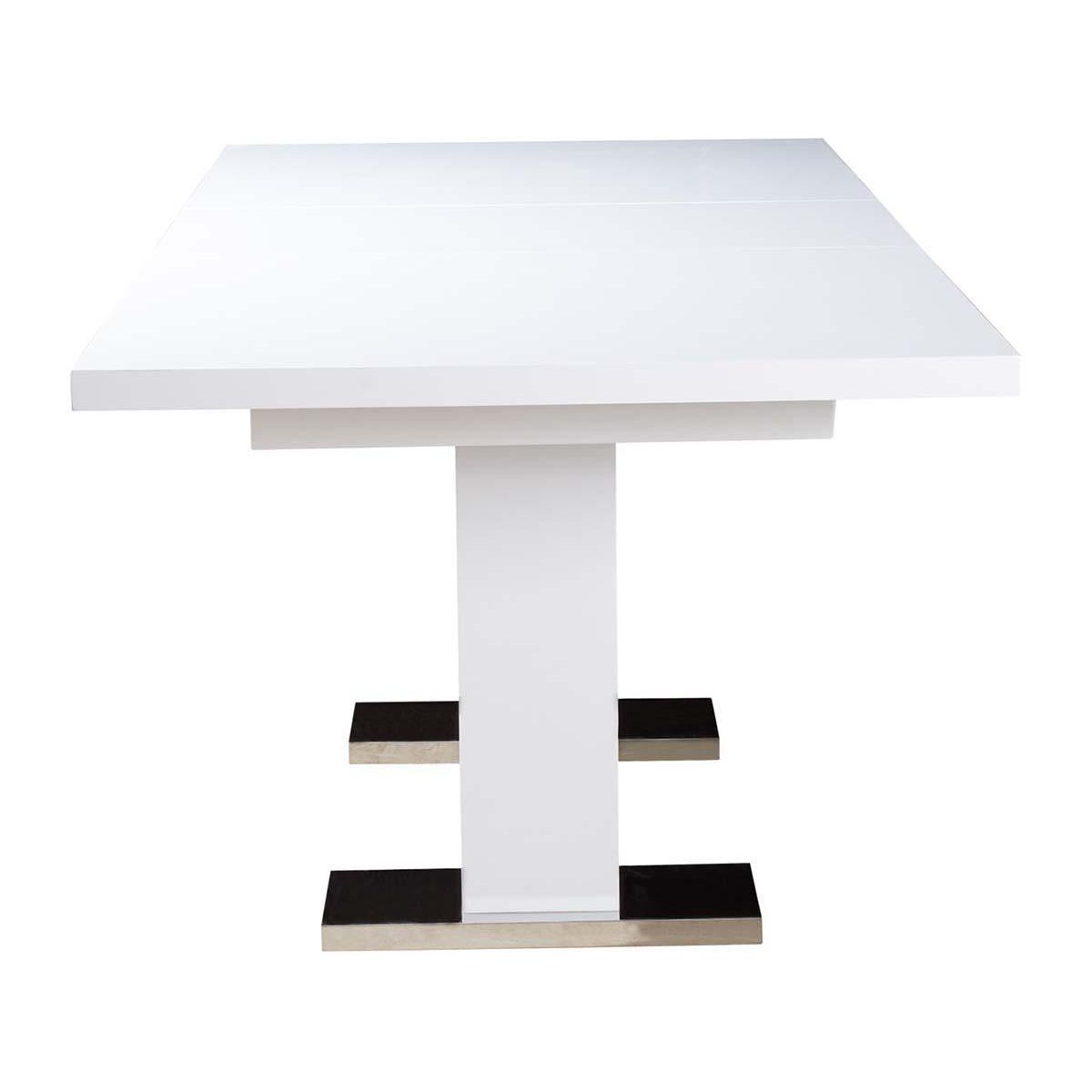 Habitat et Jardin Table repas extensible  Toda  - 140/180 x 90 x 77 cm - Blanc