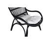 Voir la diapositive 5 : Paris Prix Fauteuil de Jardin en Rotin  Ella  131cm Noir