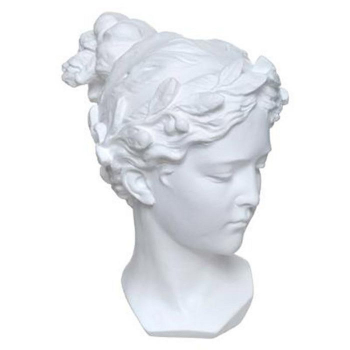ATMOSPHERA Statuette Déco  Tête Venus  26cm Blanc