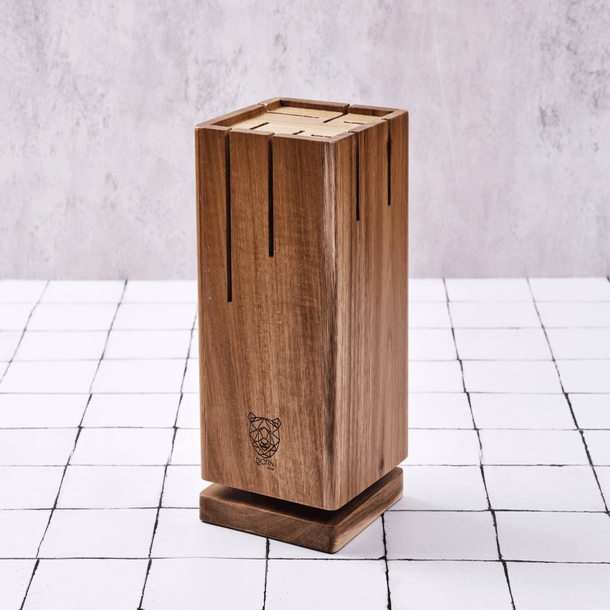 Voir la diapositive 5 : BJORN Bloc couteaux rotatif skagen