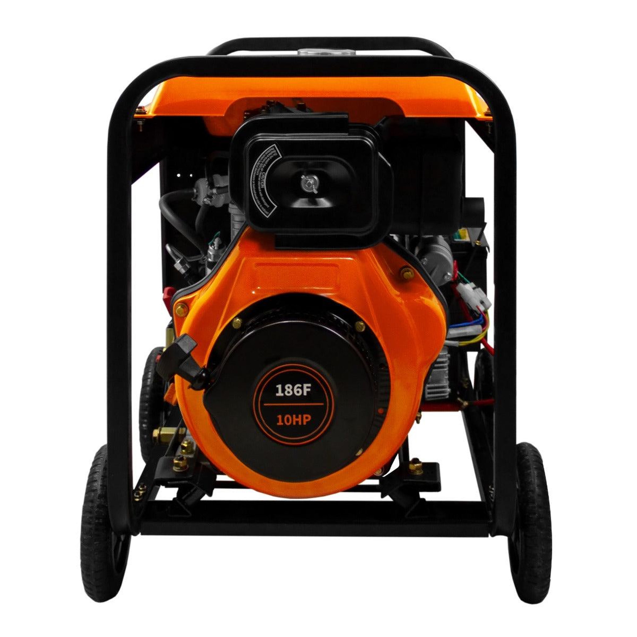 Voir la diapositive 3 : T-MECH Générateur à diesel triphasé à cadre ouvert - 5 000 w