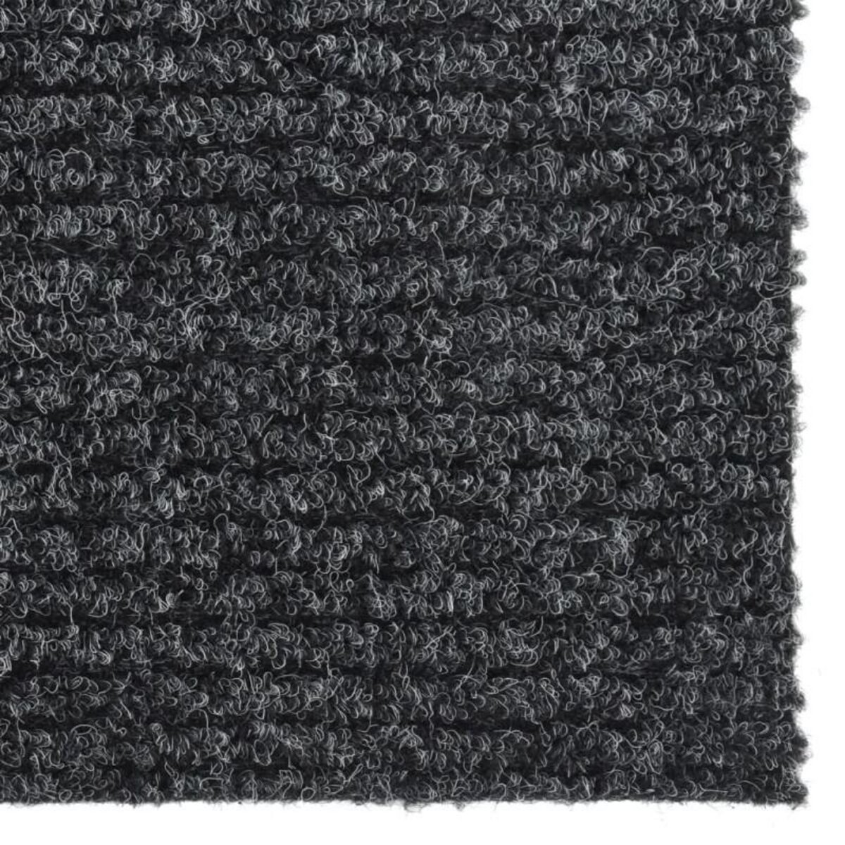 VIDAXL Tapis 100x400 cm Anthracite