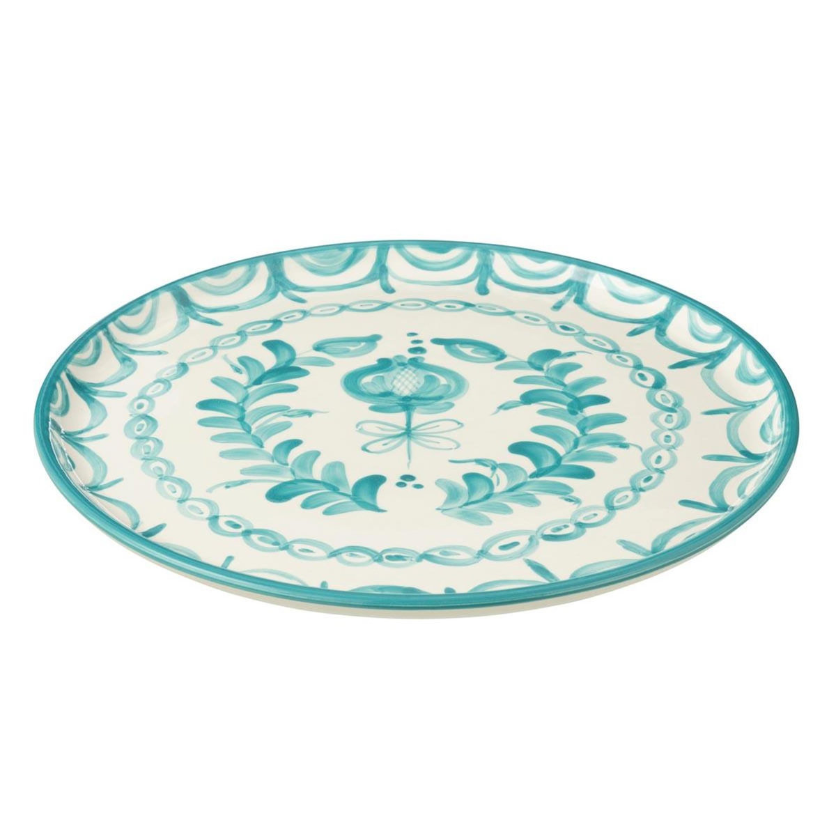 Paris Prix Assiette de Présentation en Céramique  Granada  34cm Bleu Aqua